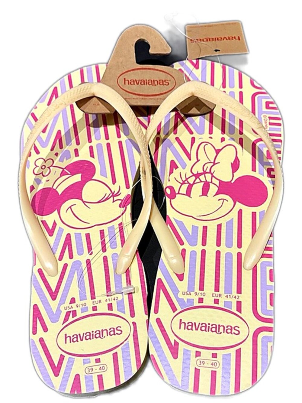Havaianas Flip Flops Disney Minnie Mickey Mouse Sandals Size 9
